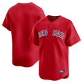 Pouc B.Red Sox Blank Player Red Limited Home Game Stitched Jerseys