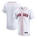 Pouc B.Red Sox Blank Player White Limited Elite Home Game Stitched Jerseys