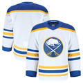 Pouc B.Sabres White Away Authentic Pro Stitched Jerseys