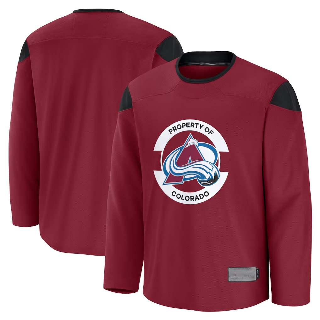 Pouc C.Avalanche Burgundy Practice Jerseys