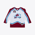 Pouc C.Avalanche Joe Sakic Mitchell & Ness White 1995 Power Play Jerseys