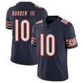 Pouc C.Bears #10 Luther Burden III Player Navy Vapor Untouchable Limited Home Game Stitched Jerseys