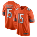 Pouc C.Bears #15 Rome Odunze Orange Player Game Stitched Jerseys