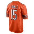 Pouc C.Bears #15 Rome Odunze Player Orange Home Game Stitched Jerseys