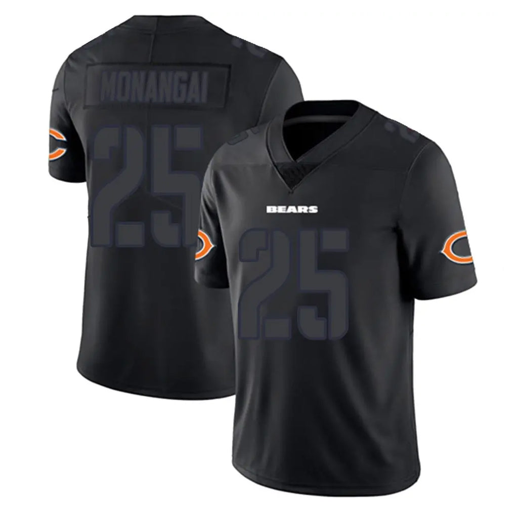 Pouc C.Bears #25 Kyle Monangai Player Black Impact Limited Game Stitched Jerseys