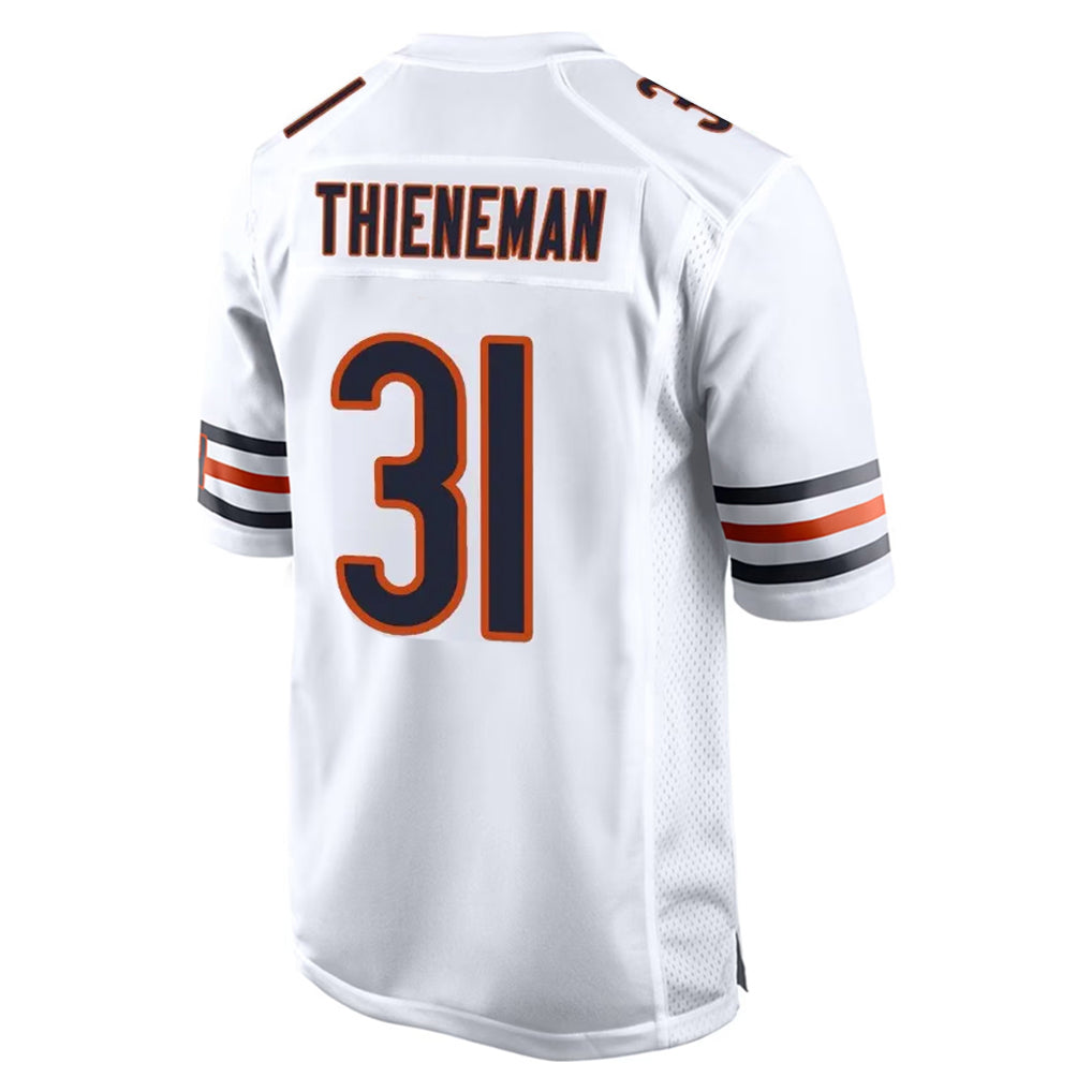 Pouc C.Bears #31 Dillon Thieneman Player White Home Game Stitched Jerseys