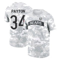 Pouc C.Bears #34 Walter Payton Player Arctic Camo Salute to Service Performance T-Shirt Limited Stitched Jerseys