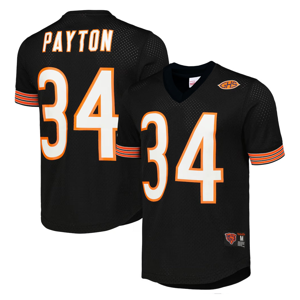 Pouc C.Bears #34 Walter Payton Player Navy 1985 Walter Payton Mitchell & Ness Throwback Retired Stitched Jerseys