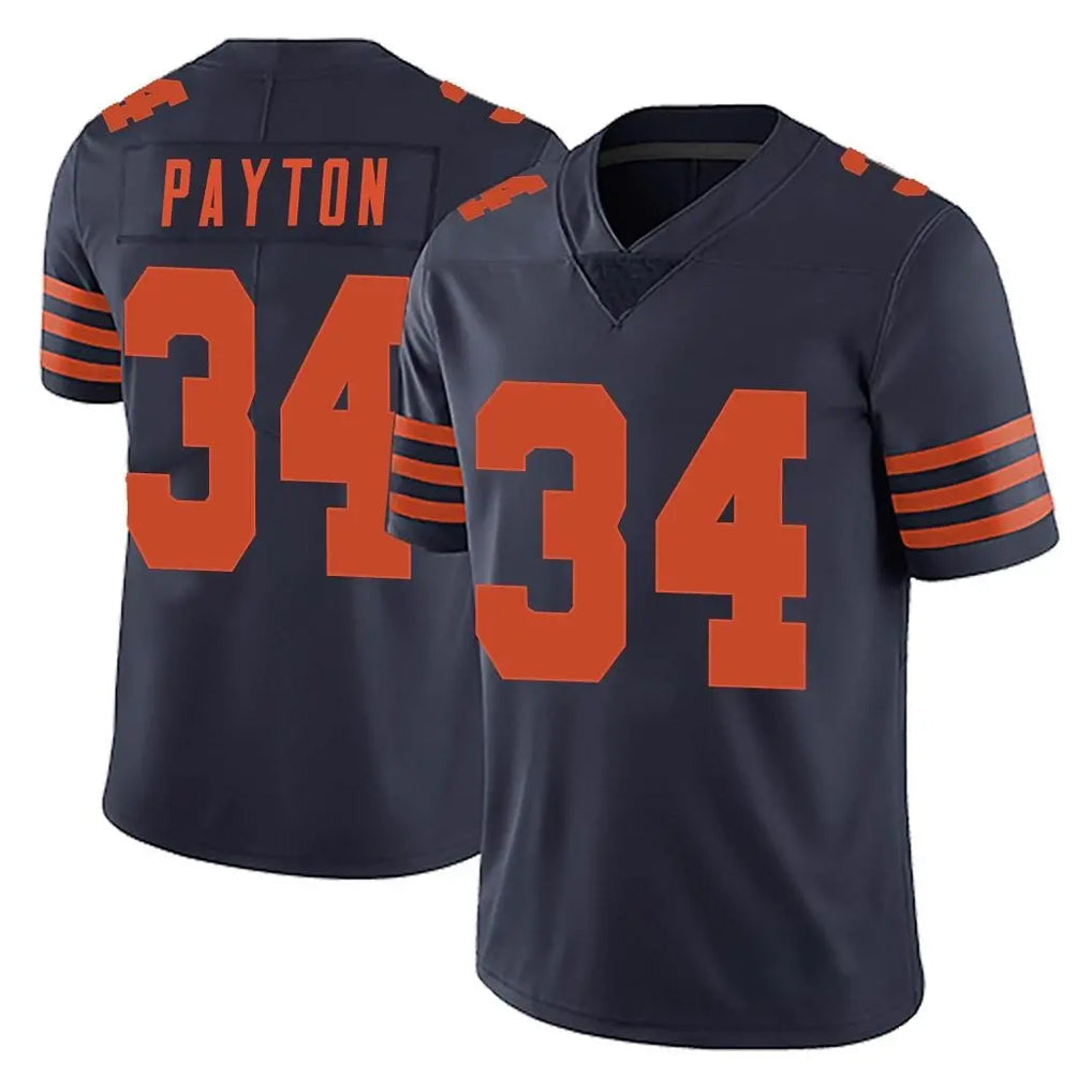 Pouc C.Bears #34 Walter Payton Player Navy Blue Alternate Vapor Untouchable Limited Stitched Jerseys