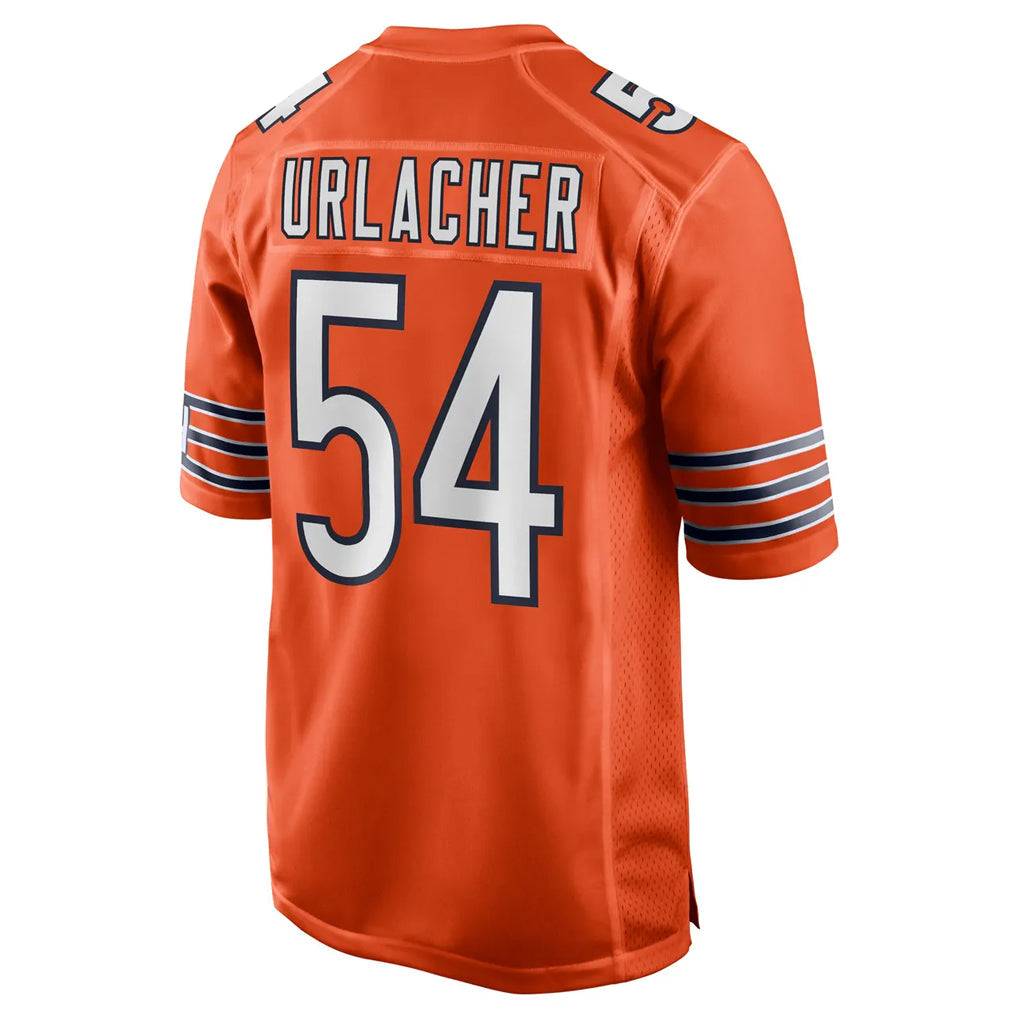 Pouc C.Bears #54 Brian Urlacher Player Orange Home Game Stitched Jerseys