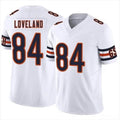 Pouc C.Bears #84 Colston Loveland Player F.U.S.E. Limited White Game  Stitched Jerseys