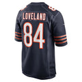 Pouc C.Bears #84 Colston Loveland Player Navy Home Game Stitched Jerseys