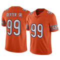 Pouc C.Bears #99 Gervon Dexter Sr. Player Orange Alternate Vapor Limited Home Game Stitched Jerseys