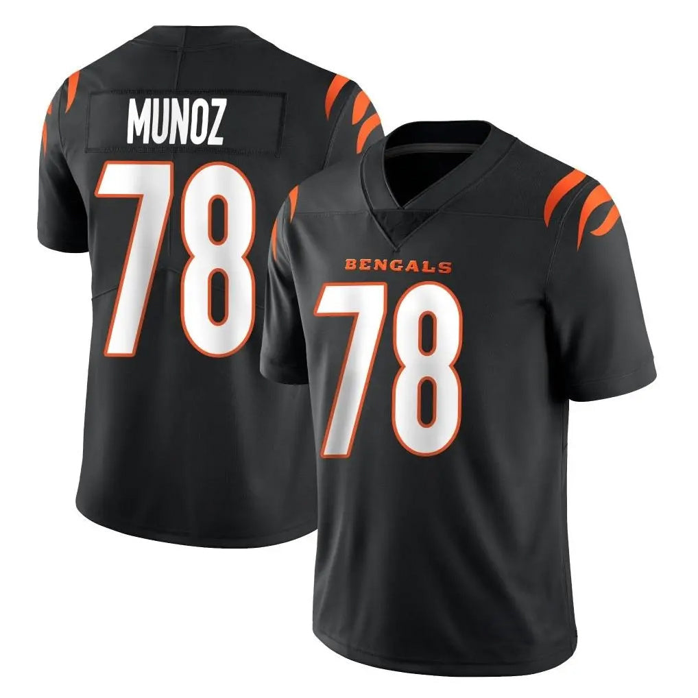 Pouc C.Bengals #78 Anthony Munoz Player Black Vapor Untouchable Limited Home Game Stitched Jerseys