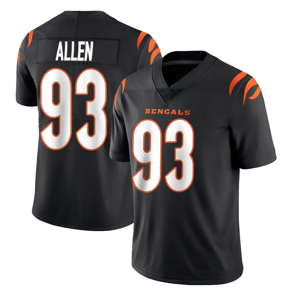 Pouc C.Bengals #93 Jonathan Allen Player Black Vapor Untouchable Limited Home Game Stitched Jerseys