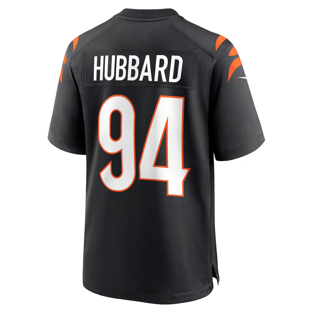 Pouc C.Bengals #94 Sam Hubbard Black Player Game Stitched Jerseys