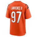 Pouc C.Bengals #97 Dexter Lawrence II Orange Game Stitched Jerseys