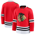 Pouc C.Blackhawks Red Home Premium Jerseys