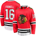 Pouc C.Blackhawks #16 Anton Frondell Red Breakaway Jerseys
