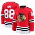 Pouc C.Blackhawks #88 Patrick Kane Red Premium Jerseys