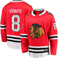 Pouc C.Blackhawks #8 Ryan Donato Red Home Breakaway Jerseys