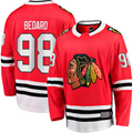 Pouc C.Blackhawks #98 Connor Bedard Red Home Breakaway Player Jerseys
