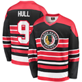Pouc C.Blackhawks #9 Bobby Hull Red Premier Breakaway Retired Player Jerseys