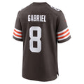 Pouc C.Browns #8 Dillon Gabriel Player Brown Home Game Stitched Jerseys
