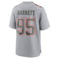 Pouc C.Browns #95 Myles Garrett Player Gray Fashion Game Stitched Jerseys