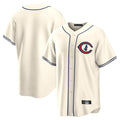 Pouc C.Cubs Cream Field of Dreams Home Game Blank Player Stitched Jerseys