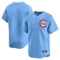 Pouc C.Cubs Light Blue Limited Home Blank Player Stitched Jerseys