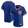 Pouc C.Cubs Royal T-shirt Cooperstown Collection Limited Blank Player Stitched Jerseys