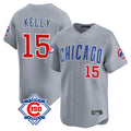Pouc C.Cubs #15 Carson Kelly Player Gray Road 150th Anniversary Limited Home Stitched Jerseys