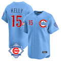 Pouc C.Cubs #15 Carson Kelly Player Light Blue 150th Anniversary Limited Home Stitched Jerseys
