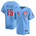 Pouc C.Cubs #15 Carson Kelly Player Light Blue Limited Home Stitched Jerseys