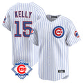 Pouc C.Cubs #15 Carson Kelly Player White 150th Anniversary Limited Home Game Stitched Jerseys