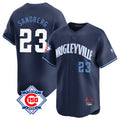 Pouc C.Cubs #23 Ryne Sandberg Player Navy City Connect 150th Anniversary Limited Home Stitched Jerseys