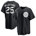 Pouc C.Cubs #25 Mois¡§|s Ballesteros Player Black Game Stitched Jerseys