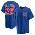 Pouc C.Cubs #25 Mois¡§|s Ballesteros Player Royal Home Game Stitched Jerseys