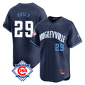 Pouc C.Cubs #29 Michael Busch Player Navy City Connect 150th Anniversary Limited Home Stitched Jerseys
