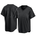 Pouc C.Cubs #2 Nico Hoerner Player Black T-shirt Home Game Stitched Jerseys