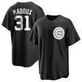 Pouc C.Cubs #31 Greg Maddux Player Black Game Stitched Jerseys