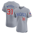 Pouc C.Cubs #31 Greg Maddux Player Gray Road Limited Elite Home Stitched Jerseys