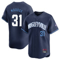 Pouc C.Cubs #31 Greg Maddux Player Navy City Connect Limited Home Stitched Jerseys
