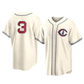 Pouc C.Cubs #3 Alex Bregman Cream Field of Dreams Home Game Stitched Jerseys