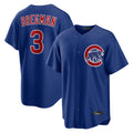 Pouc C.Cubs #3 Alex Bregman Royal Home Game Stitched Jerseys