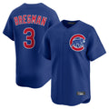 Pouc C.Cubs #3 Alex Bregman Royal Limited Home Stitched Jerseys