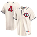 Pouc C.Cubs #4 Pete Crow-Armstrong Player Cream Field of Dreams Limited Home Game Stitched Jerseys