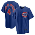 Pouc C.Cubs #4 Pete Crow-Armstrong Player Royal Home Game Stitched Jerseys