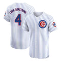 Pouc C.Cubs #4 Pete Crow-Armstrong Player White Limited Elite Home Game Stitched Jerseys